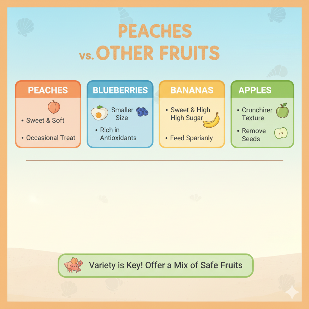 Peaches vs. Other Fruits