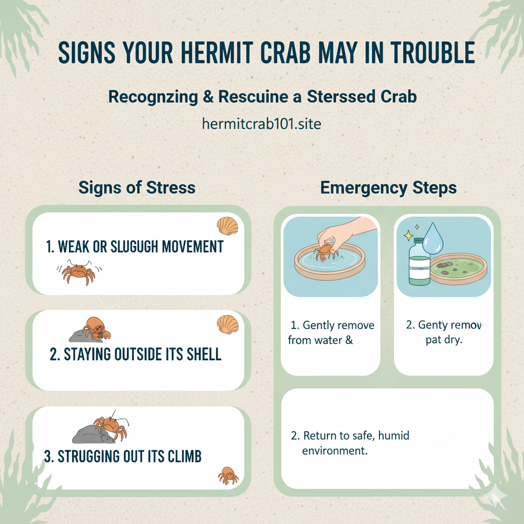 Signs Your Hermit Crab May Be in Trouble