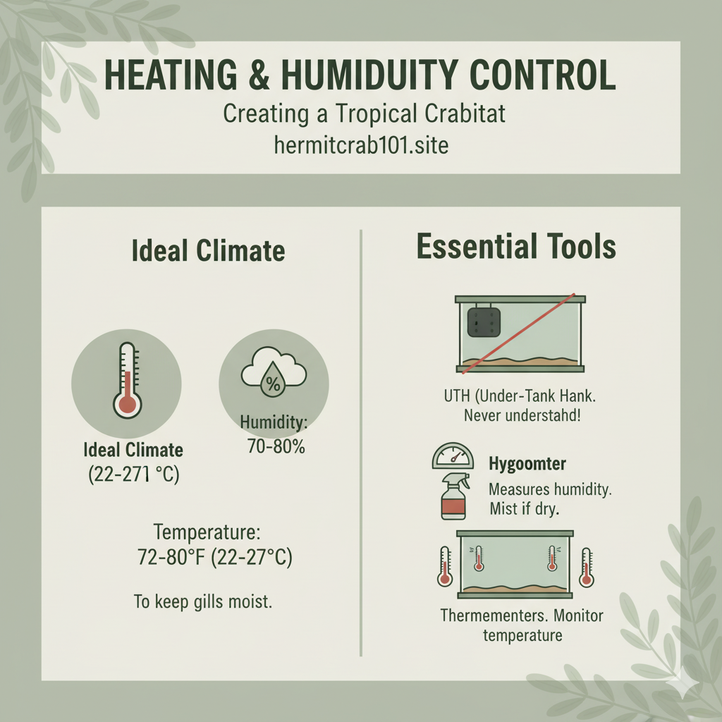 Heating and Humidity Control for hermitcrab