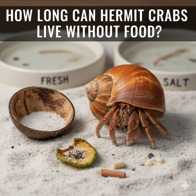 How Long Can Hermit Crabs Live Without Food?